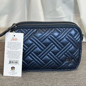 Lug coupe 2 metallic indigo NWT convertible crossbody belt bag